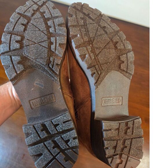 Unr8ted Womens Brown Knee High Boots Size 8.5W - Picture 6 of 8